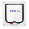 Cat Door Flap pet hole dog door two-way free access doorway installation glass wooden door
